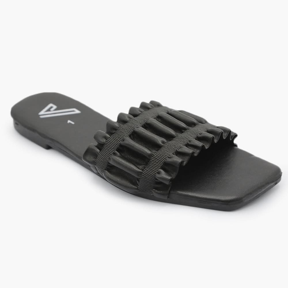 Girls Slipper - Black, Girls Slippers, Chase Value, Chase Value