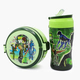 Water Bottle with Lunch Box - Green, Tiffin Boxes & Bottles, Chase Value, Chase Value