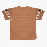 Boys Half Sleeves T-Shirt - Brown, Boys T-Shirts, Chase Value, Chase Value