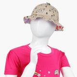 Girls Floppy Cap - Light Brown, Girls Caps & Hats, Chase Value, Chase Value