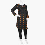 Women's Chambray 2 Pcs Suit - Black, Women Shalwar Suits, Chase Value, Chase Value
