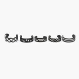 Women's 5pcs Ring - Black, Women Finger Rings, Chase Value, Chase Value