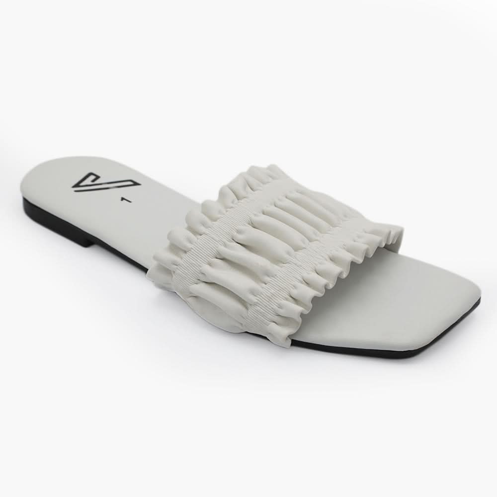 Girls Slipper - White, Girls Slippers, Chase Value, Chase Value