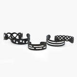 Women's 5pcs Ring - Black, Women Finger Rings, Chase Value, Chase Value