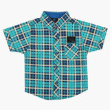 Boys Half Sleeves Casual Shirt - Sea Green, Boys Shirts, Chase Value, Chase Value
