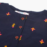 Girls Embroidered Shalwar Suit - Navy Blue, Girls Shalwar Kameez, Chase Value, Chase Value