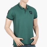 Men's Half Sleeves Polo T-Shirt - Green, Men's T-Shirts & Polos, Chase Value, Chase Value