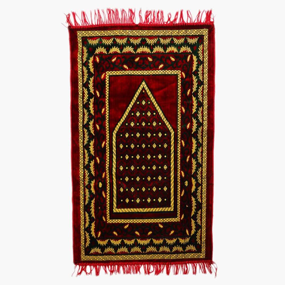 Ja-e-Namaaz (Prayer Mat) - Maroon, Mats, Chase Value, Chase Value