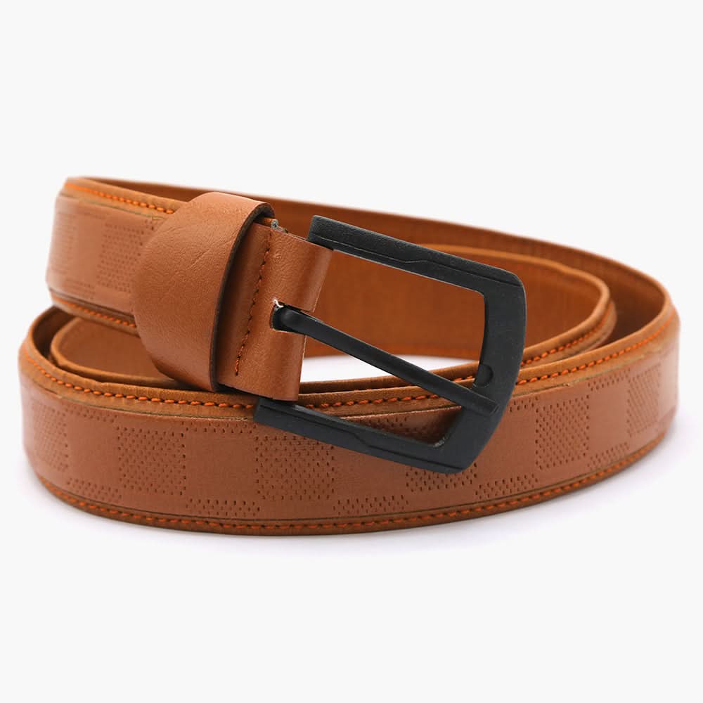 Men's Formal Belt - Mustard, Men's Belt, Chase Value, Chase Value
