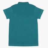 Boys Half Sleeves Polo T-Shirt - Steel Green, Boys T-Shirts, Chase Value, Chase Value