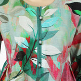 Women's Digital Printed Khaddar Stitched Frock - Multi Color, Women Ready Kurtis, Chase Value, Chase Value