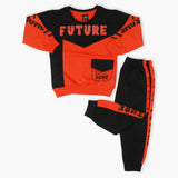 Boys Full Sleeves Suit - Orange, Boys Sets & Suits, Chase Value, Chase Value