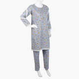 Women's Printed Shalwar Suit - Light Blue, Women Shalwar Suits, Chase Value, Chase Value