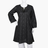 Women's Printed Kurti - Black, Women Ready Kurtis, Chase Value, Chase Value