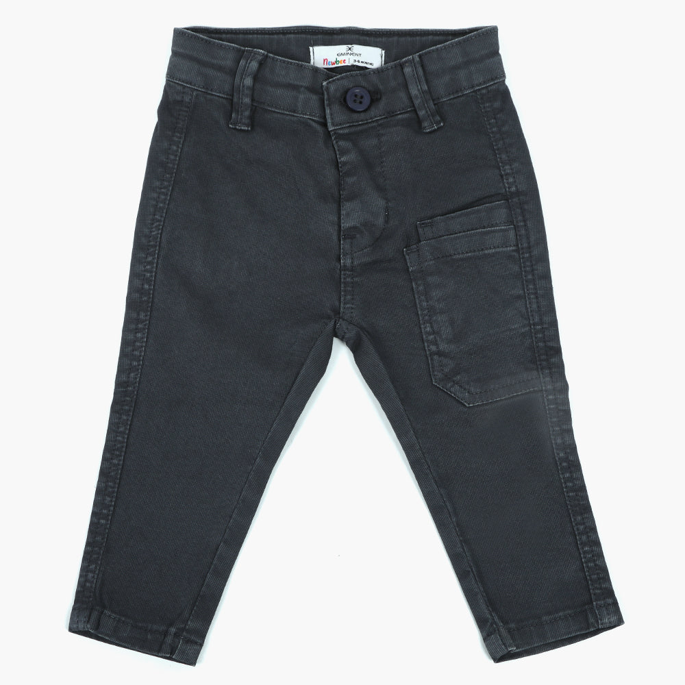 Eminent Newborn Boys Cotton Pant - Charcoal Grey, Newborn Boys Shorts & Pants, Eminent, Chase Value