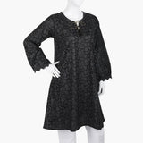 Women's Printed Kurti - Black, Women Ready Kurtis, Chase Value, Chase Value