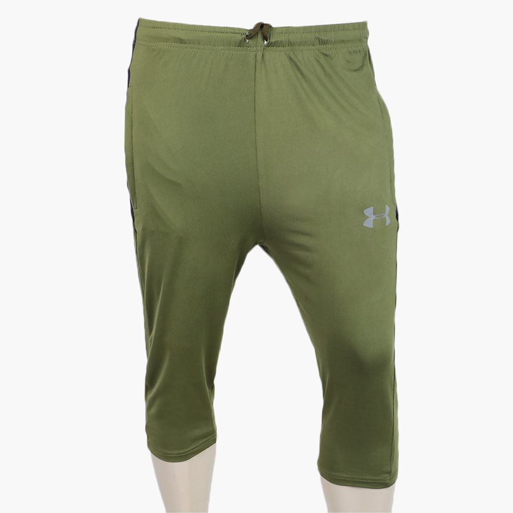 Men's Shorts 3 QTR - Olive & Black, Men's Shorts, Chase Value, Chase Value