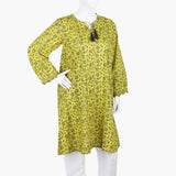 Women's Printed Kurti - Light Green, Women Ready Kurtis, Chase Value, Chase Value