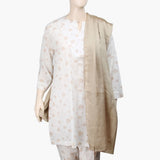 Women's Banarsi Silk Plain Dupatta - Golden, Women Dupatta, Chase Value, Chase Value