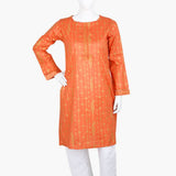 Women's Printed Kurti - Rust, Women Ready Kurtis, Chase Value, Chase Value