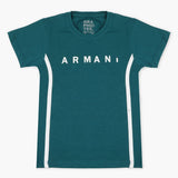 Boys Half Sleeves Polo T-Shirt - Steel Green, Boys T-Shirts, Chase Value, Chase Value