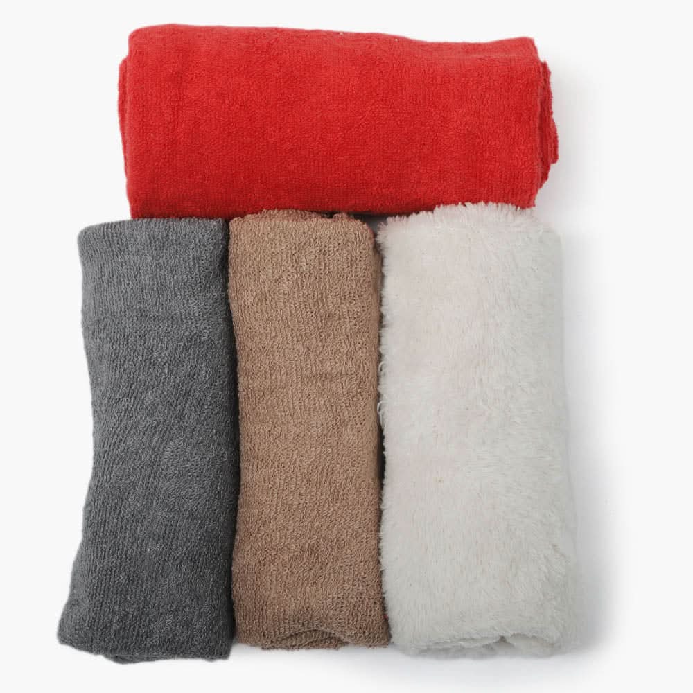 Kitchen Towel 4Pcs Roll Pack Microfiber - A, Kitchen Towels, Chase Value, Chase Value