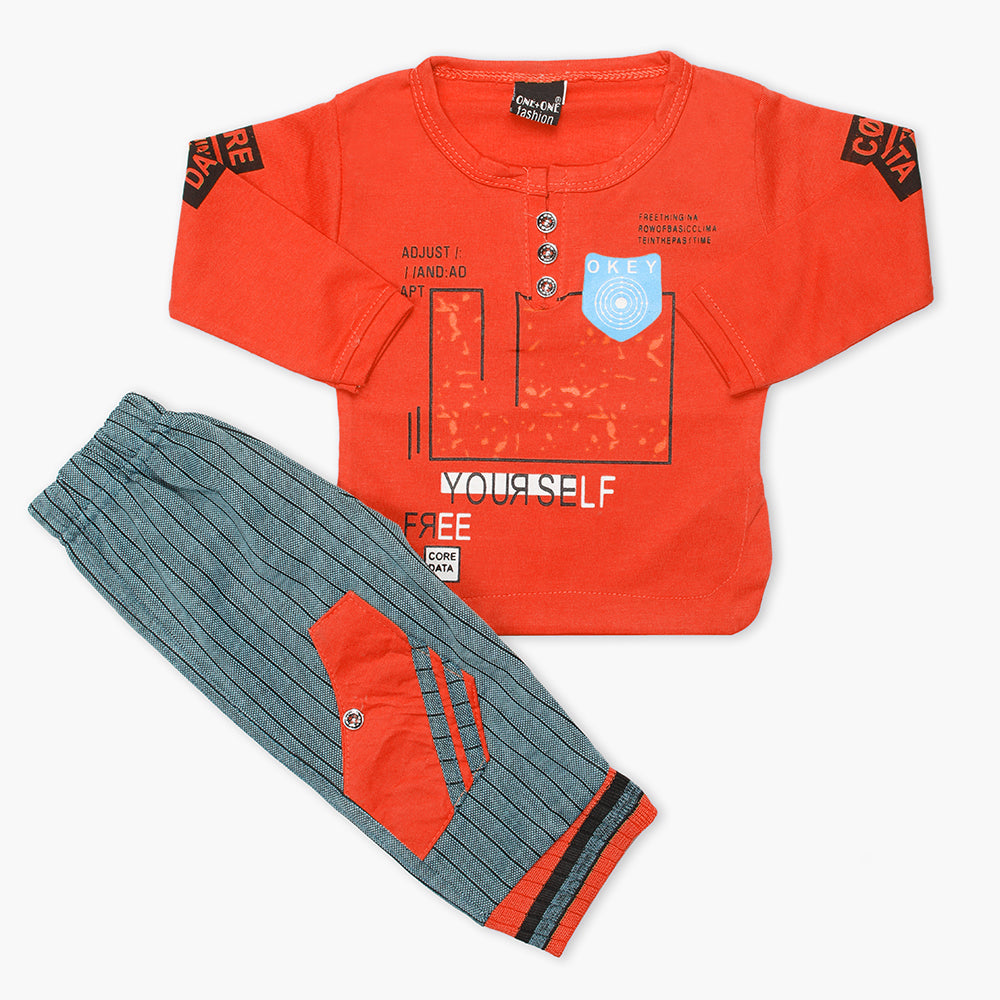 Newborn Boys Suits - Orange, Newborn Boys Sets & Suits, Chase Value, Chase Value