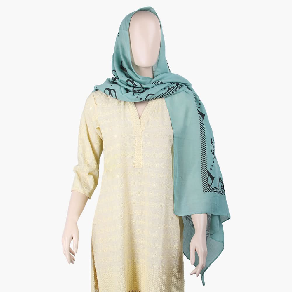 Women's Scarf - Cyan, Women Shawls & Scarves, Chase Value, Chase Value