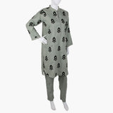 Women's Embroidered Slub 2Pcs Suit - Sea Green, Women Shalwar Suits, Chase Value, Chase Value