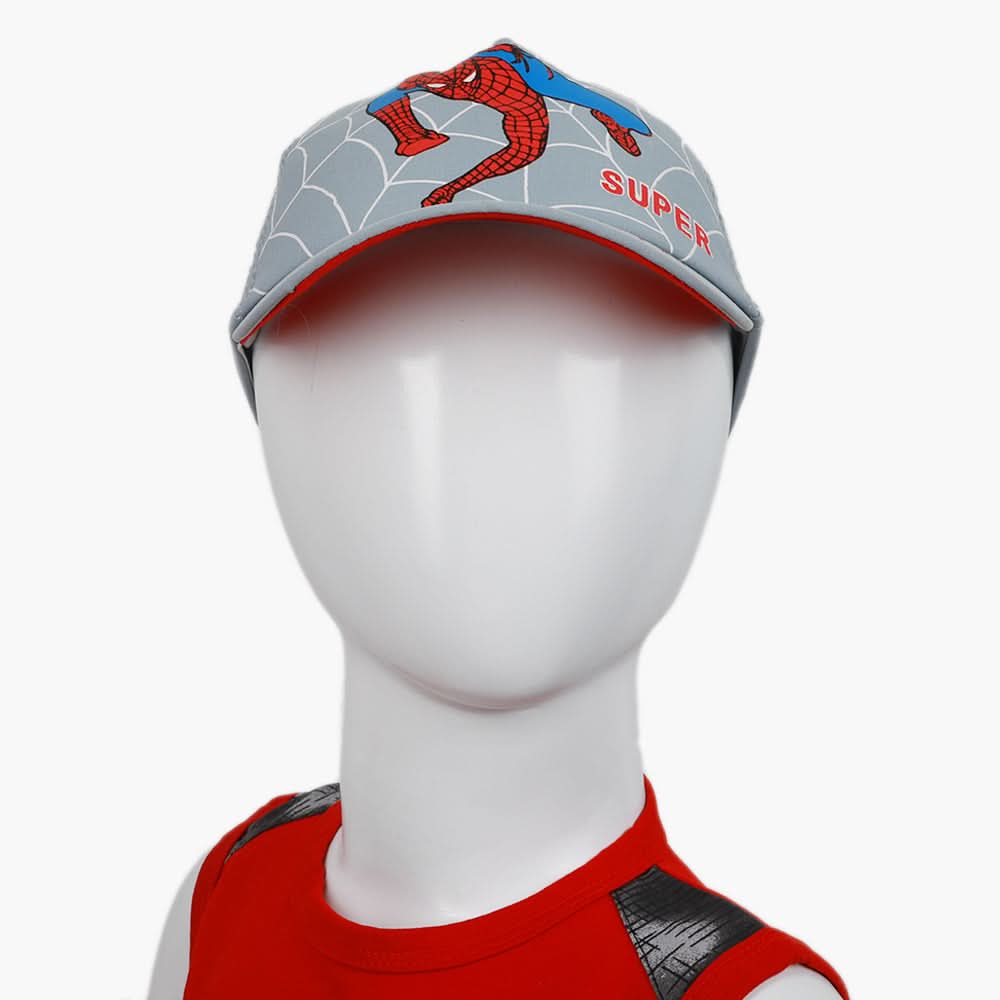 Boys P-Cap - Grey, Boys Caps & Hats, Chase Value, Chase Value