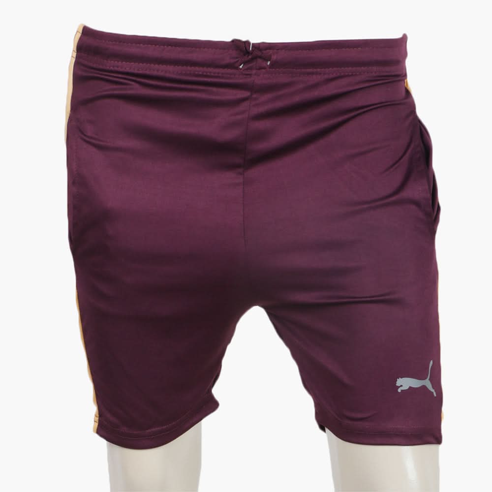 Men's Fancy Shorts - Purple & Camel, Men's Shorts, Chase Value, Chase Value