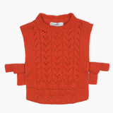 Newborn Girls Sweater - Orange, Newborn Girls Winterwear, Chase Value, Chase Value