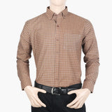 Men's Formal Shirt - Brown, Men's Shirts, Chase Value, Chase Value