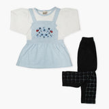 Girls Tights Suit - Sky Blue, Girls Suits, Chase Value, Chase Value