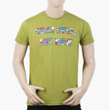 Men's Half Sleeves T-Shirt - Green, Men's T-Shirts & Polos, Chase Value, Chase Value