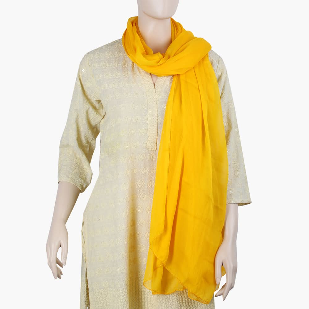 Women's Dupatta - Yellow, Women Dupatta, Chase Value, Chase Value