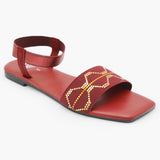 Girls Sandal - Maroon, Girls Sandals, Chase Value, Chase Value