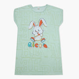 Women's Long Nighty T-Shirt - Light Green, Women Night Suit, Chase Value, Chase Value