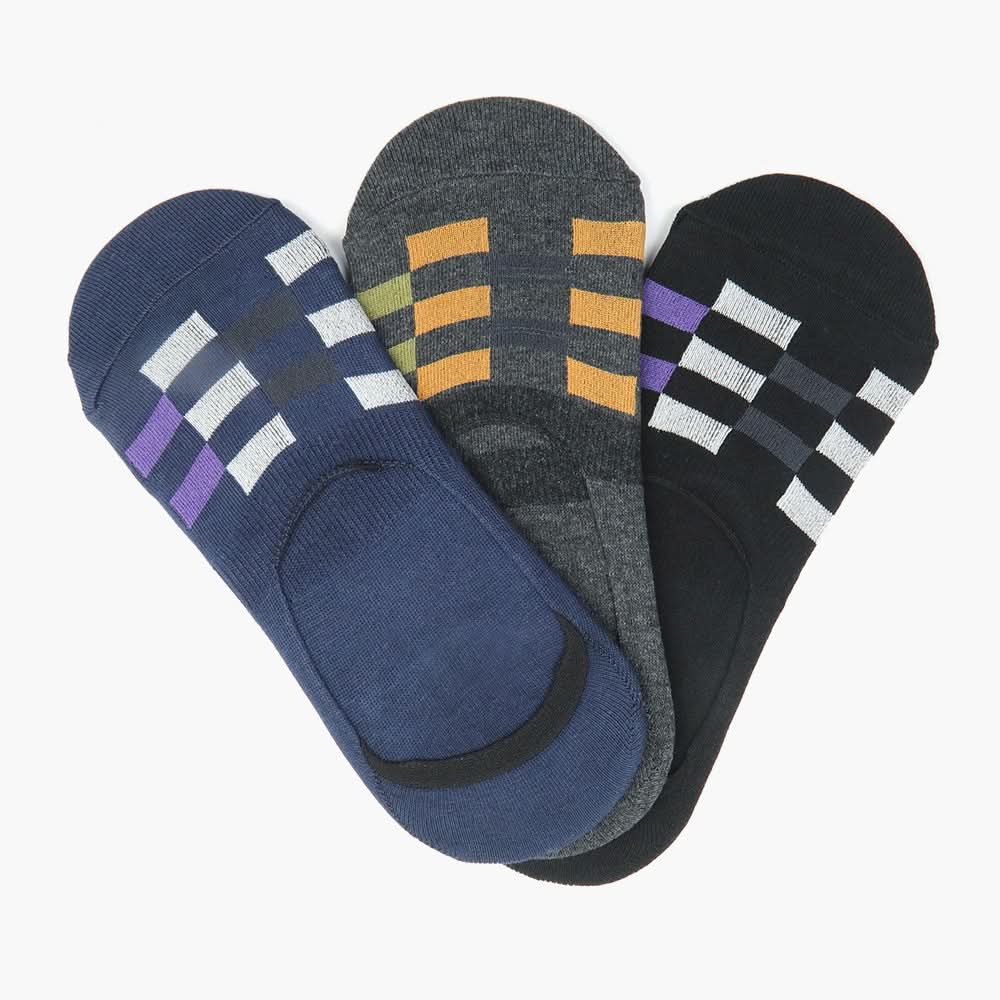 Men’s Loafer Socks Pack Of 3 - Multi, Men's Socks, Chase Value, Chase Value