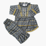 Newborn Girls Full Sleeves Suit - Grey, Newborn Girls Winterwear, Chase Value, Chase Value