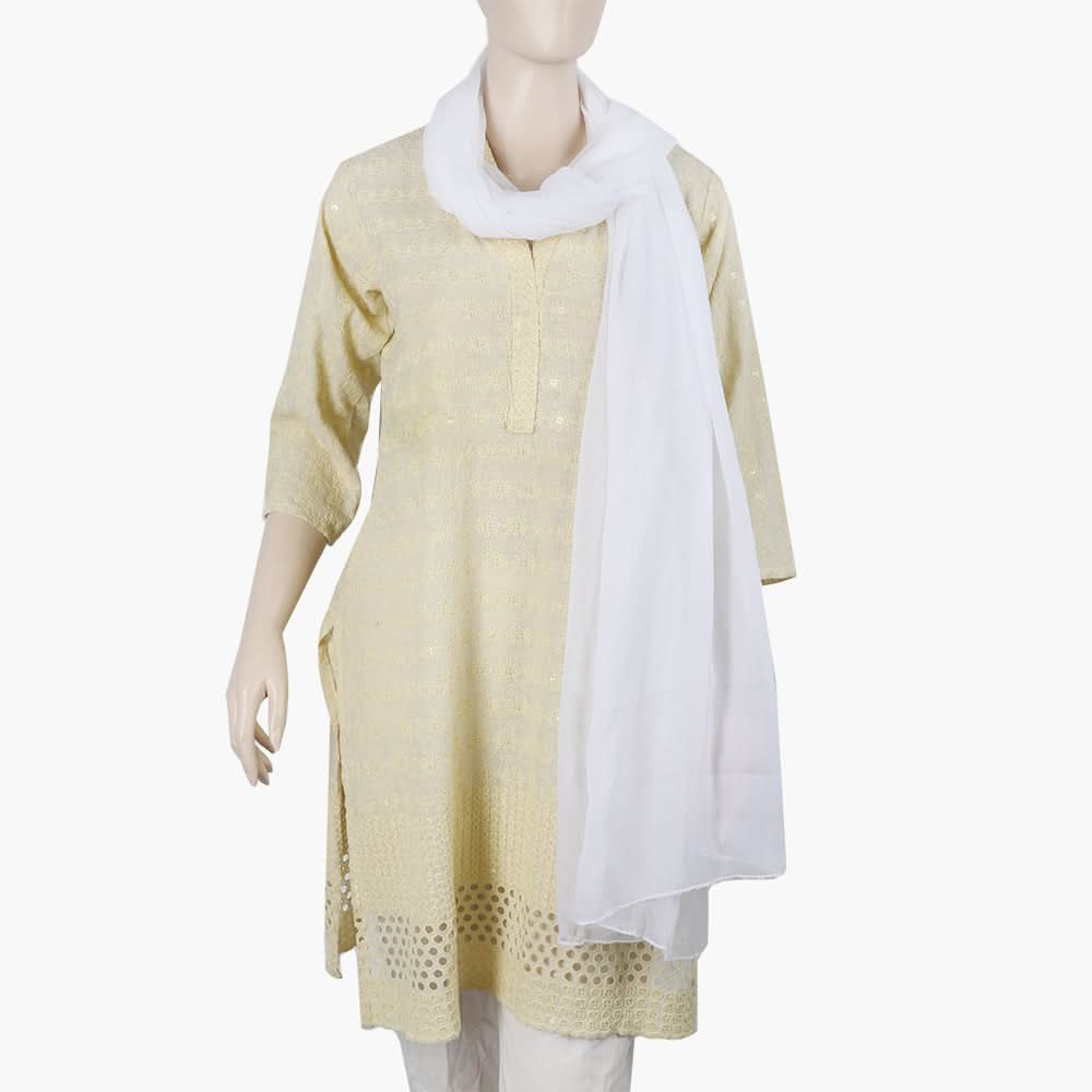 Women's Dupatta - White, Women Dupatta, Chase Value, Chase Value