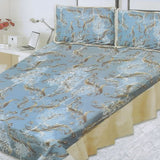 Cotton Frill Double Bedsheet - A1, Double Size Bed Sheet, Chase Value, Chase Value