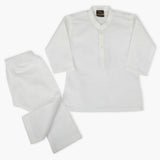 Boys Shalwar Suit With Waistcoats - White, Boys Shalwar Kameez, Chase Value, Chase Value