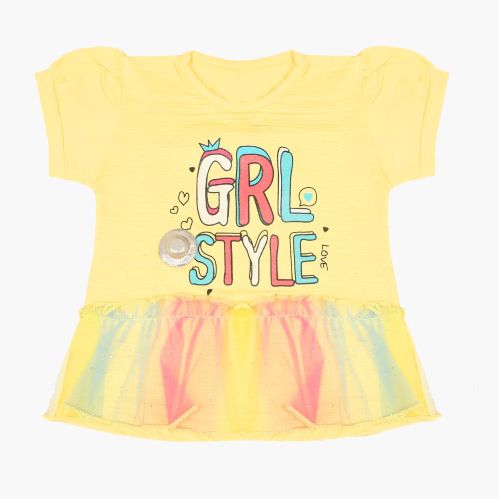 Girls Top - Yellow, Girls Tops, Chase Value, Chase Value