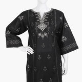 Women's Embroidered 2Pcs Suit - Black, Women Shalwar Suits, Chase Value, Chase Value