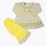 Newborn Girls Full Sleeves Suit - Yellow, Newborn Girls Winterwear, Chase Value, Chase Value