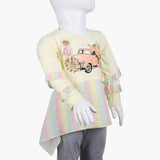 Girls Full Sleeves T-Shirt - Fawn, Girls T-Shirts, Chase Value, Chase Value