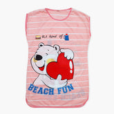 Women's Long Nighty T-Shirt - Peach, Women Night Suit, Chase Value, Chase Value