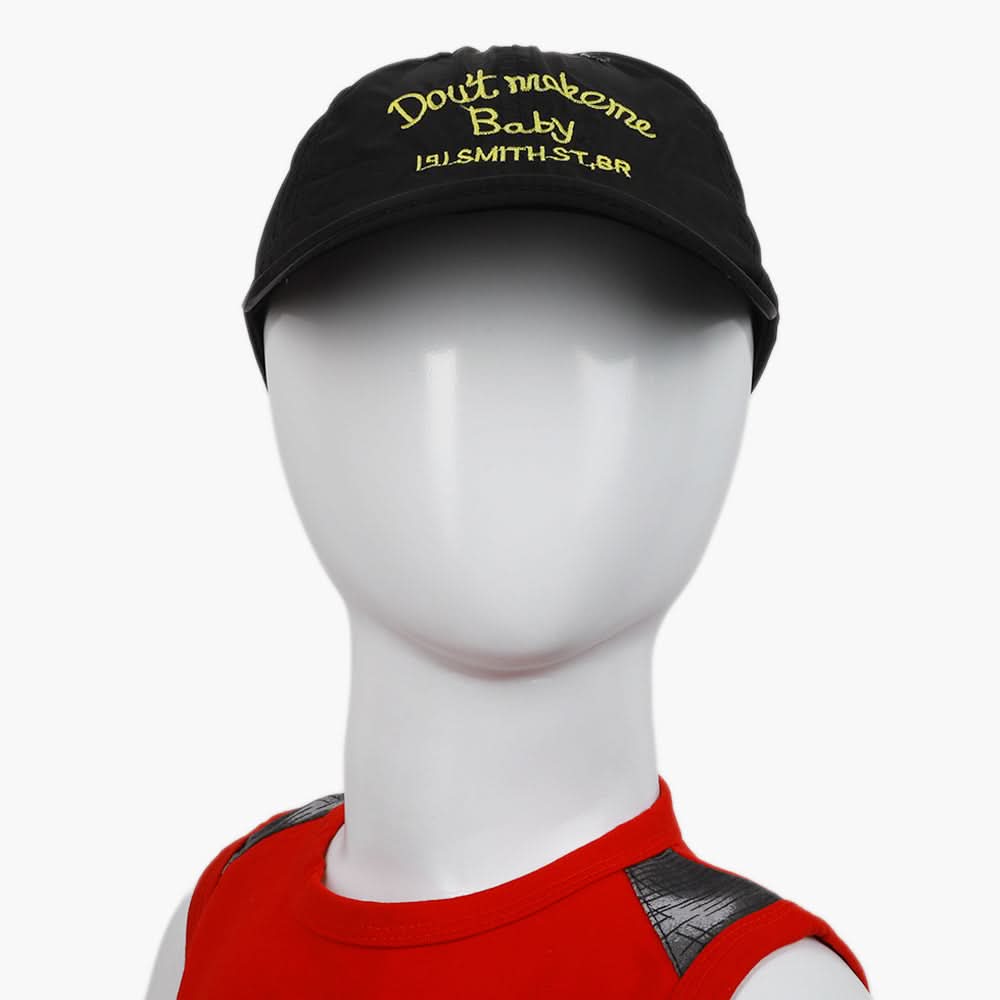 Boys P-Cap - Black, Boys Caps & Hats, Chase Value, Chase Value