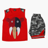 Boys Sando Suit - Red, Boys Sets & Suits, Chase Value, Chase Value
